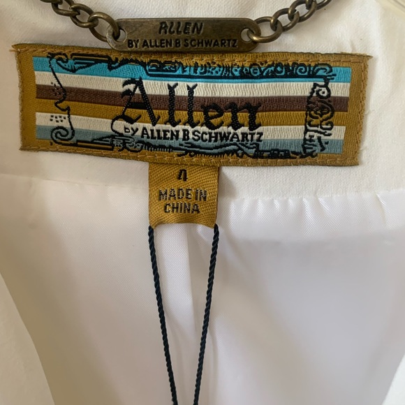 Allen B. By Allen Schwartz White Blazer and Pants Set - Picture 4 of 5